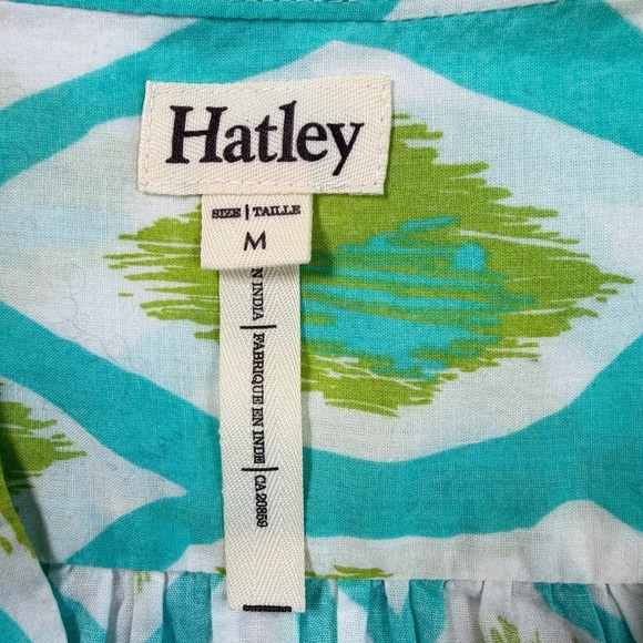 Hatley Womens Swim Cover Up Tunic Dress Ikat Sz M Beach Resort Vacation - Picture 5 of 7